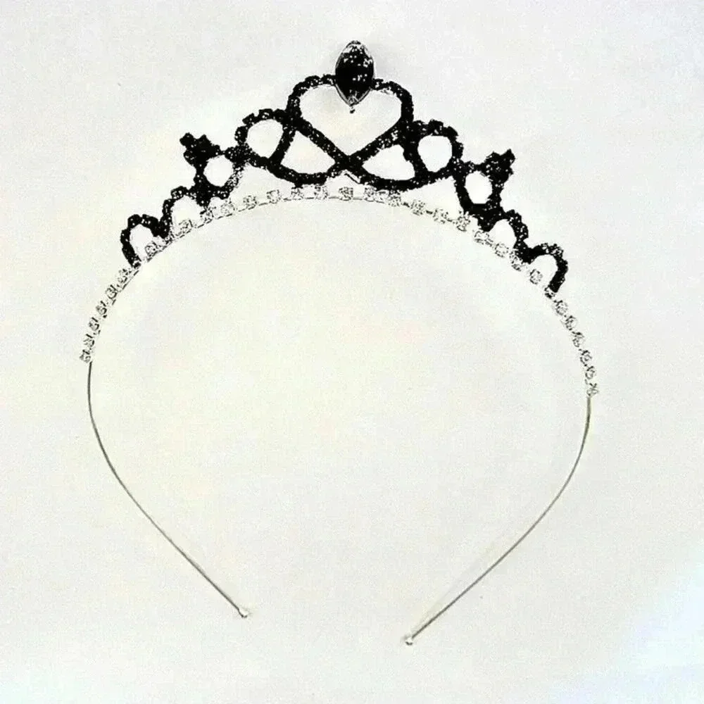 Black Swan Princess Tiara with Rhinestones NWOT